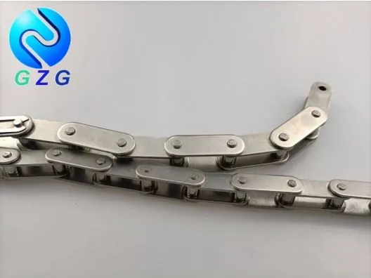 Stainless Steel Double Pitch Conveyor Chain Straight Side