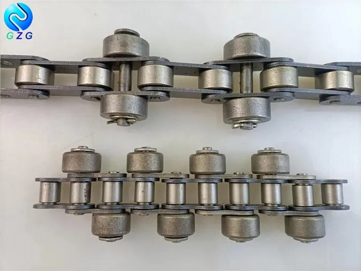 Förderkette mit Außenbordrolle